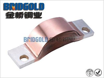 樂清廠家直銷銅箔軟連接 可定制 T2紫銅帶 易散熱 量大從優(yōu)圖片_高清圖_細(xì)節(jié)圖-浙江金橋銅業(yè)科技 -